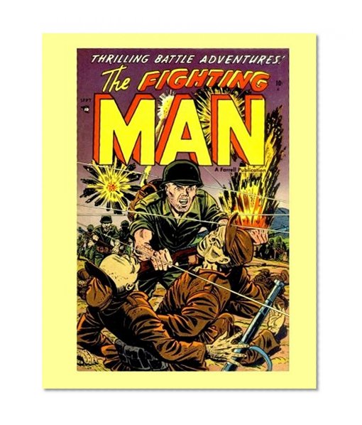 Book Cover The Fighting Man #1: Exciting Armed Forces Stories - All Stories - No Ads