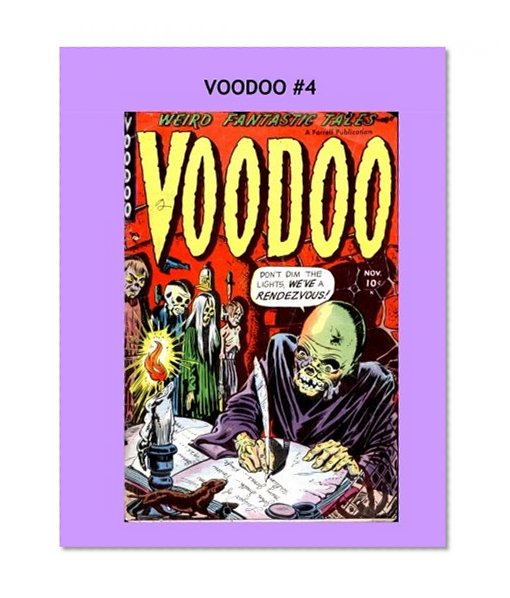 Book Cover Voodoo #4: All Stories -- No Ads ---- Exciting Pre-Code Horror Comics