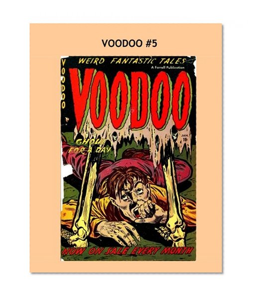 Book Cover Voodoo #5: Chilling Pre-Code Horror Comics - All Stories -- No Ads