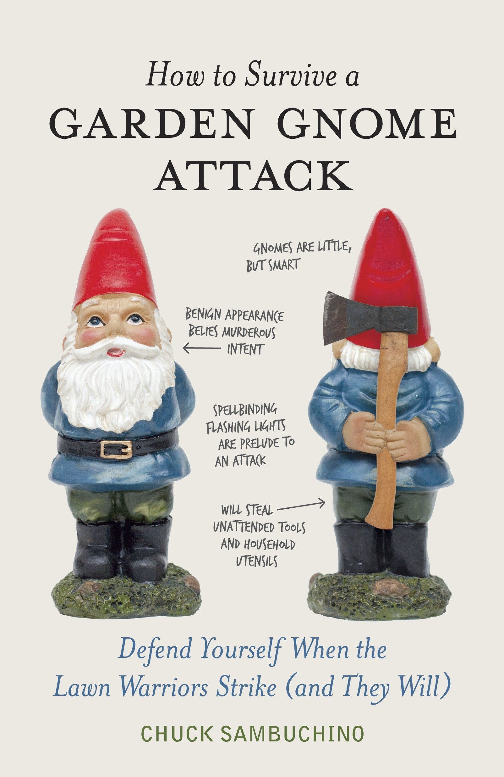 Book Cover How to Survive a Garden Gnome Attack: Defend Yourself When the Lawn Warriors Strike (And They Will)