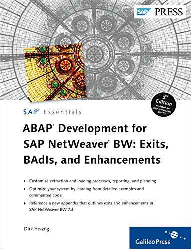 Book Cover ABAP Development for SAP NetWeaver BW: Exits, BAdIs, and Enhancements (SAP Essentials)