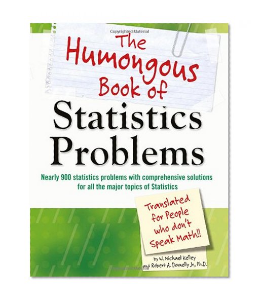 Book Cover The Humongous Book of Statistics Problems