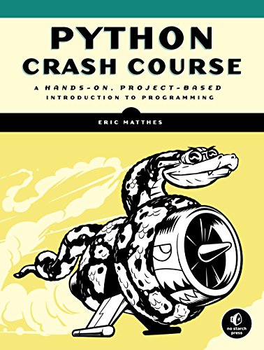 Book Cover Python Crash Course: A Hands-On, Project-Based Introduction to Programming