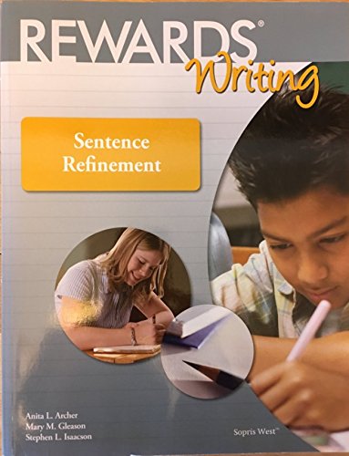 Book Cover Rewards Writing Sentence Refinement Student Book