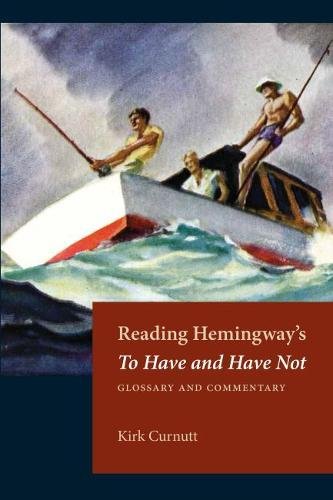 Book Cover Reading Hemingway's To Have and Have Not: Glossary and Commentary