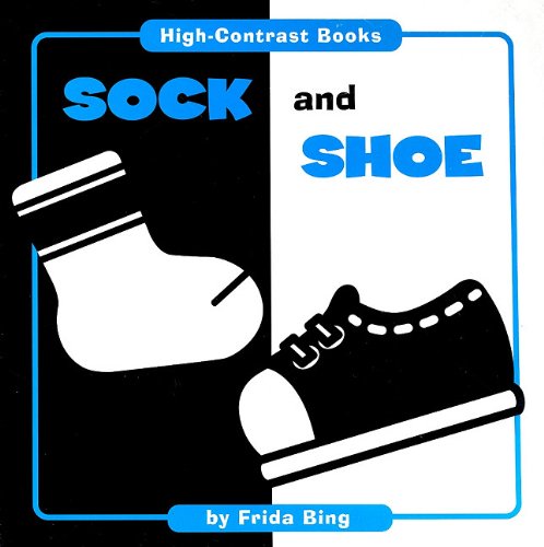 Book Cover Sock and Shoe (High Contrast Books)