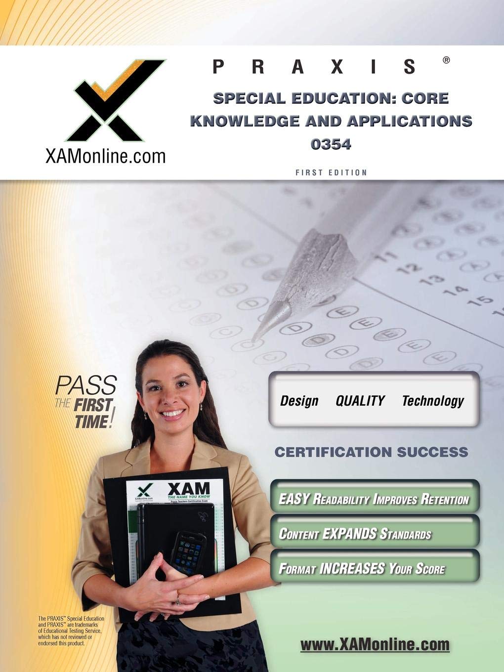Book Cover Praxis Special Education: Core Knowledge and Applications 0354 Teacher Certification Test Prep Study Guide (Praxis, 1)