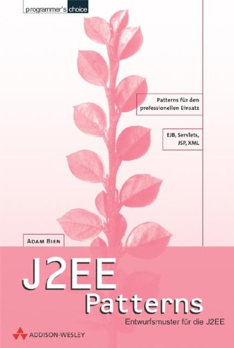 Book Cover J2EE Patterns. Entwurfsmuster für die J2EE.