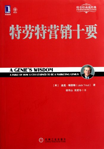 Book Cover A Genie's Wisdom: A Fable of How a CEO Learned toBe a Marketing Genius (Chinese Edition)