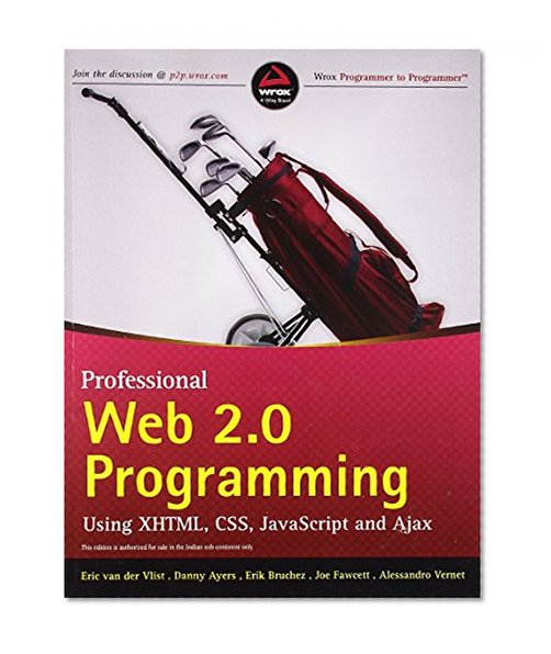 Book Cover Professional Web 2.0 Programming: Using XHTML, CSS, Javascript and AJAX