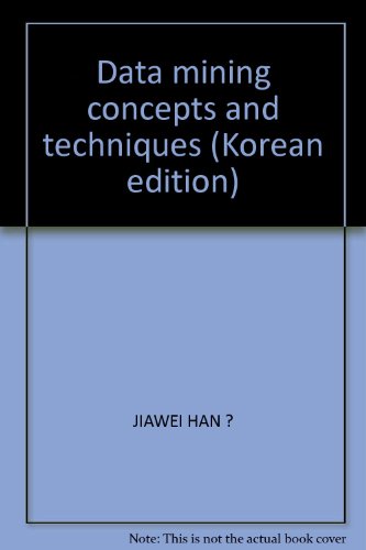 Book Cover Data mining concepts and techniques (Korean edition)