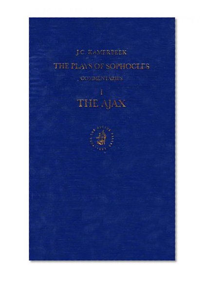 Book Cover Plays of Sophocles Commentaries Part 1: The Ajax (v. 1)
