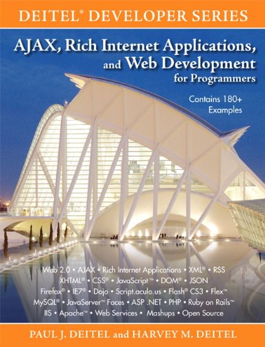 Book Cover AJAX, Rich Internet Applications, and Web Development for Programmers (Deitel Developer Series)