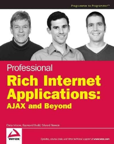Book Cover Professional Rich Internet Applications: AJAX and Beyond (Programmer to Programmer) (Paperback) - Common