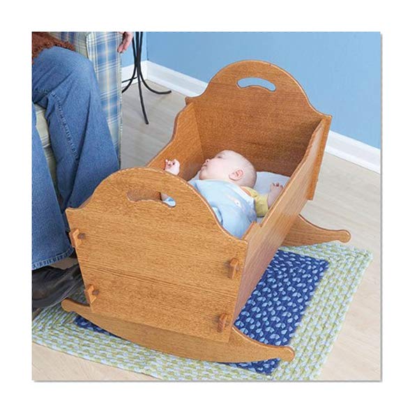 Book Cover Heirloom Cradle with Storage Box: Downloadable Woodworking Plan