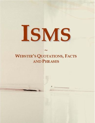 Book Cover Isms: Webster's Quotations, Facts and Phrases