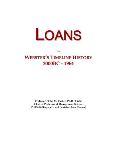 Book Cover Loans: Webster's Timeline History, 3000BC - 1964