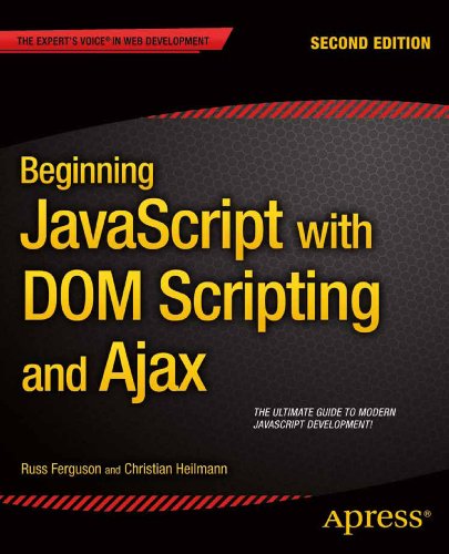Book Cover Beginning JavaScript with DOM Scripting and Ajax: Second Editon