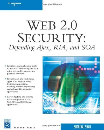 Book Cover Web 2.0 Security - Defending AJAX by Shah, Shreeraj. (Cengage Learning,2007) [Paperback]