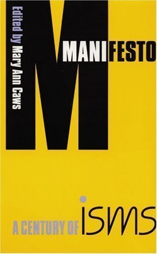 Book Cover Manifesto: A Century of Isms published by University of Nebraska Press (2000)