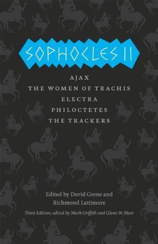 Book Cover Sophocles II: Ajax, the Women of Trachis, Electra, Philoctetes, the Trackers (Complete Greek Tragedies) (Paperback) - Common