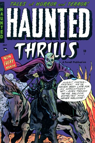Book Cover Haunted Thrills, Number 10, Death at the Mardi Gras
