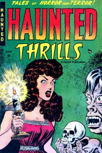 Book Cover Haunted Thrills, Number 1, A Coffin Waits