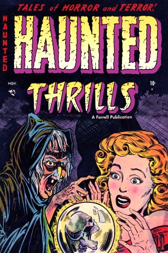 Book Cover Haunted Thrills, Number 12, Terror Below