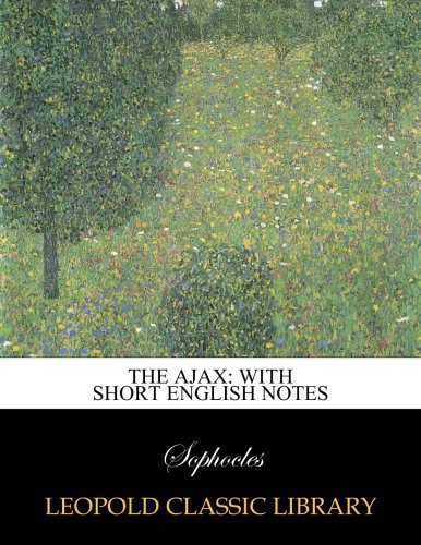 Book Cover The Ajax: With short English notes
