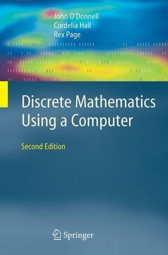 Book Cover Discrete Mathematics Using a Computer by John O'Donnell (2006-07-10)
