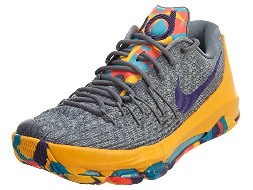 Book Cover Nike Men's KD 8 Basketball Shoes Grey 749375-050 (11.5)