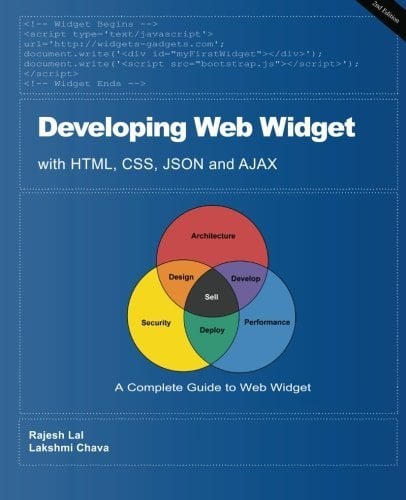 Book Cover Developing Web Widget with HTML, CSS, JSON and AJAX: A Complete Guide to Web Widget by Rajesh Lal (2010-03-11)