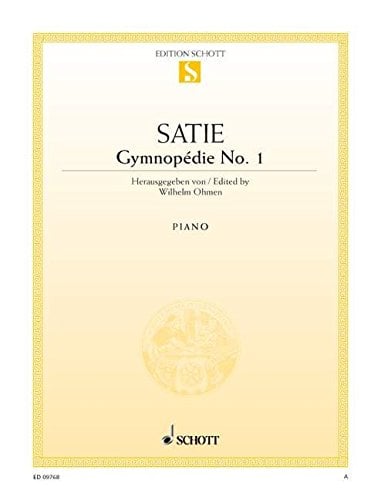 Book Cover Gymnopédie No. 1: piano.