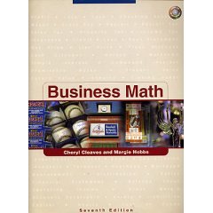 Book Cover Business Math, Comp. Version- Text Only