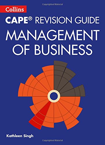 Book Cover Collins Cape Revision Guide - Management of Business (Collins CAPE Management of Business)
