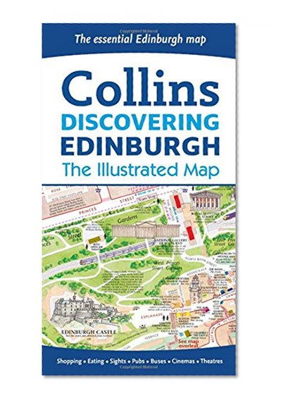 Book Cover Discovering Edinburgh Illustrated Map