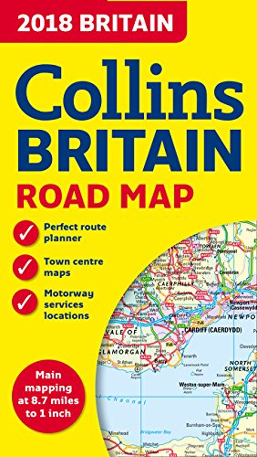 2018 Collins Britain Road Map