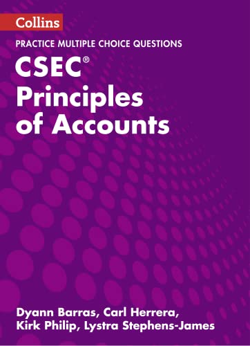 Book Cover CSEC Principles of Accounts Multiple Choice Practice