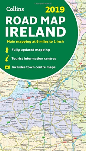Book Cover 2019 Collins Road Map Ireland