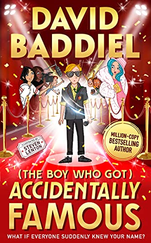 Book Cover The Boy Who Got Accidentally Famous: A funny, illustrated children’s book from bestselling David Baddiel