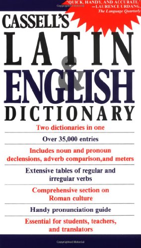 Book Cover Cassell's Concise Latin-English, English-Latin Dictionary