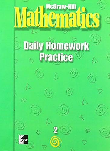 Book Cover McGraw-Hill Mathematics, Grade 2, Daily Homework Practice (MMGH MATHEMATICS)