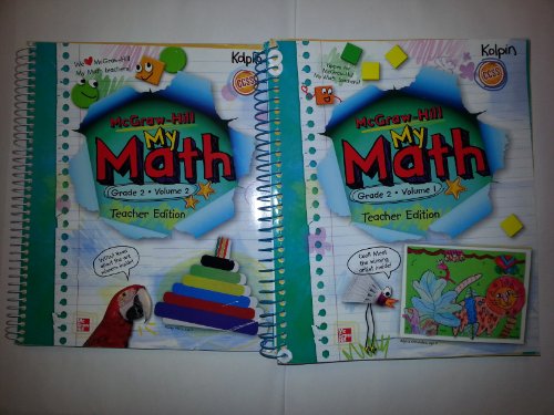 Book Cover My Math Grade 2 Volume 1, Teachers Edition
