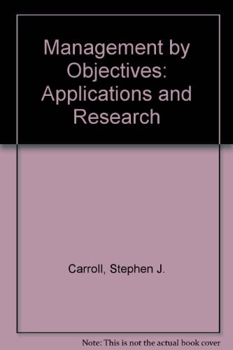 Book Cover Management by Objectives: Applications and Research