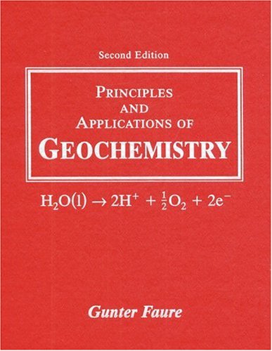Book Cover Principles and Applications of Geochemistry (2nd Edition)