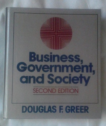Book Cover Business, government, and society