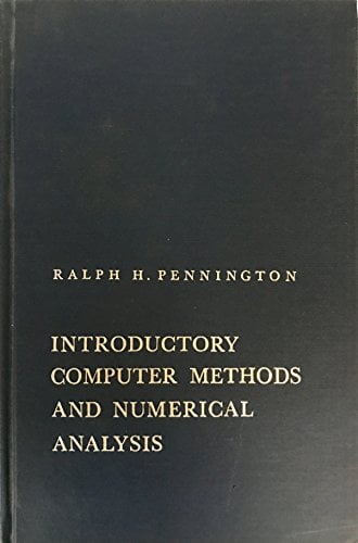 Book Cover Introductory Computer Methods and Numerical Analysis