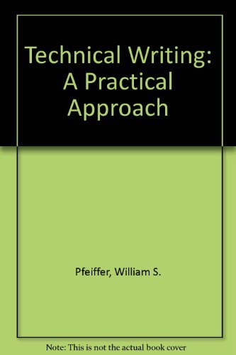 Book Cover Technical Writing: A Practical Approach