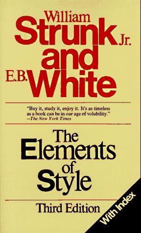 Book Cover The Elements of Style, Third Edition