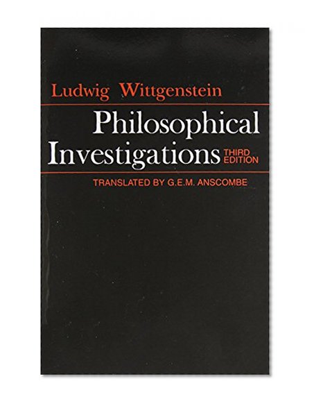 Book Cover Philosophical Investigations (3rd Edition)